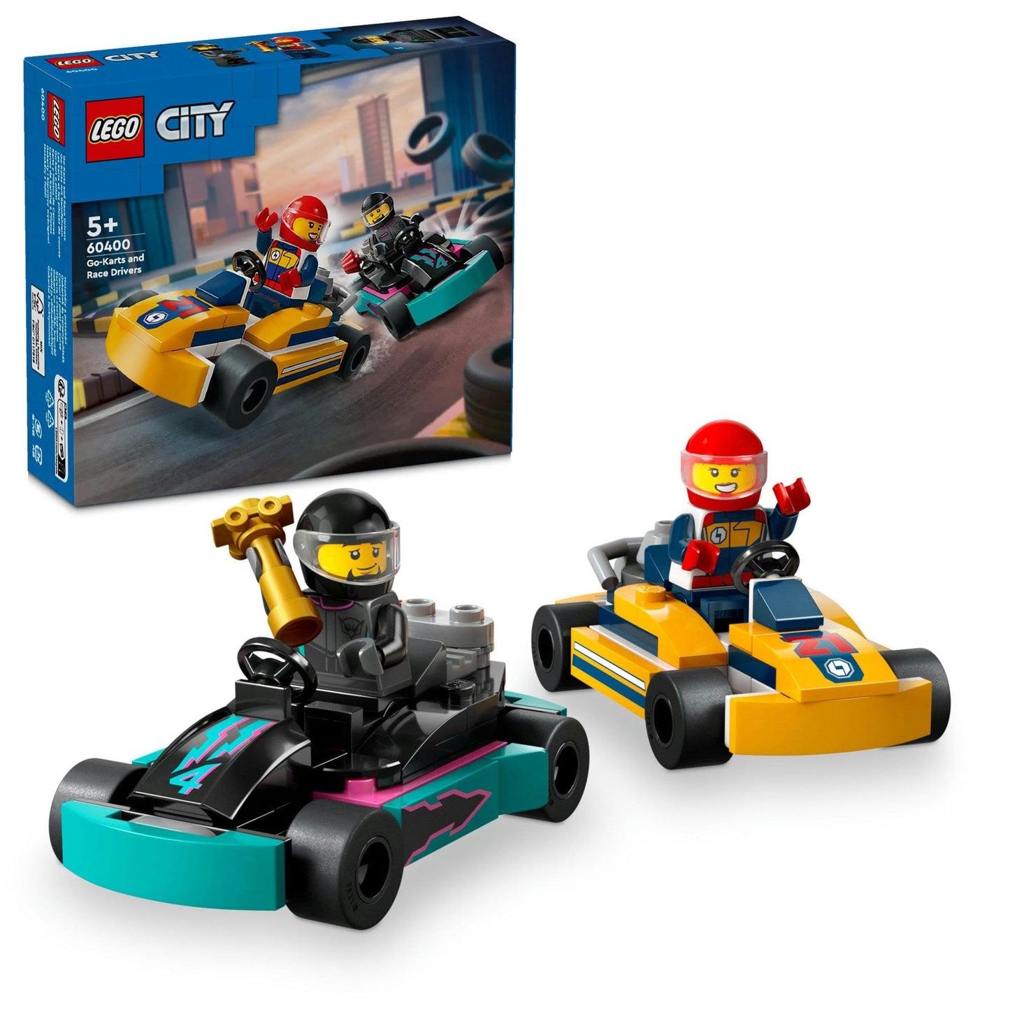 LEGO City Go-Karts and Race Drivers 60400 Brick Island
