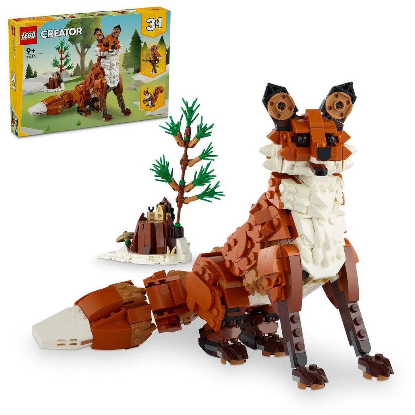 LEGO Creator 3in1 Forest Animals: Red Fox 31154 Brick Island