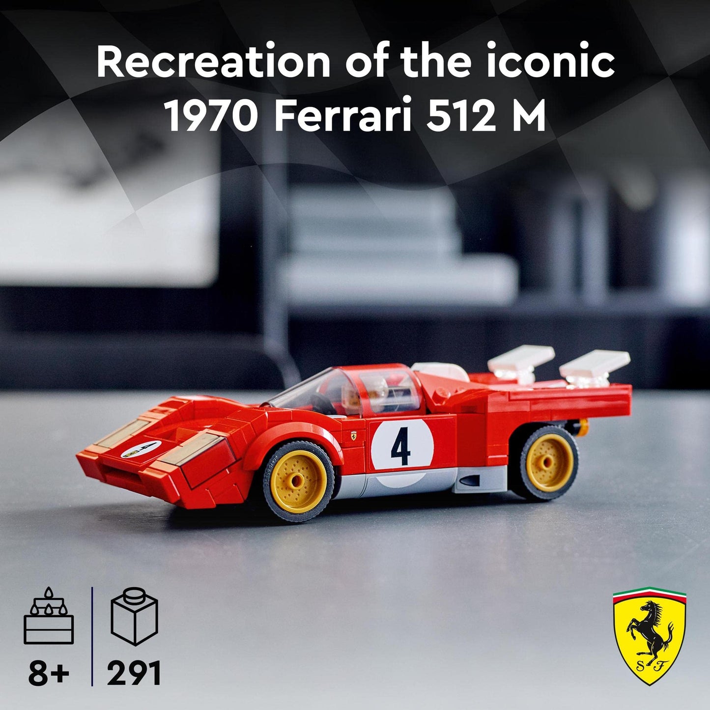 LEGO Speed Champions 1970 Ferrari 512 M 76906 Brick Island