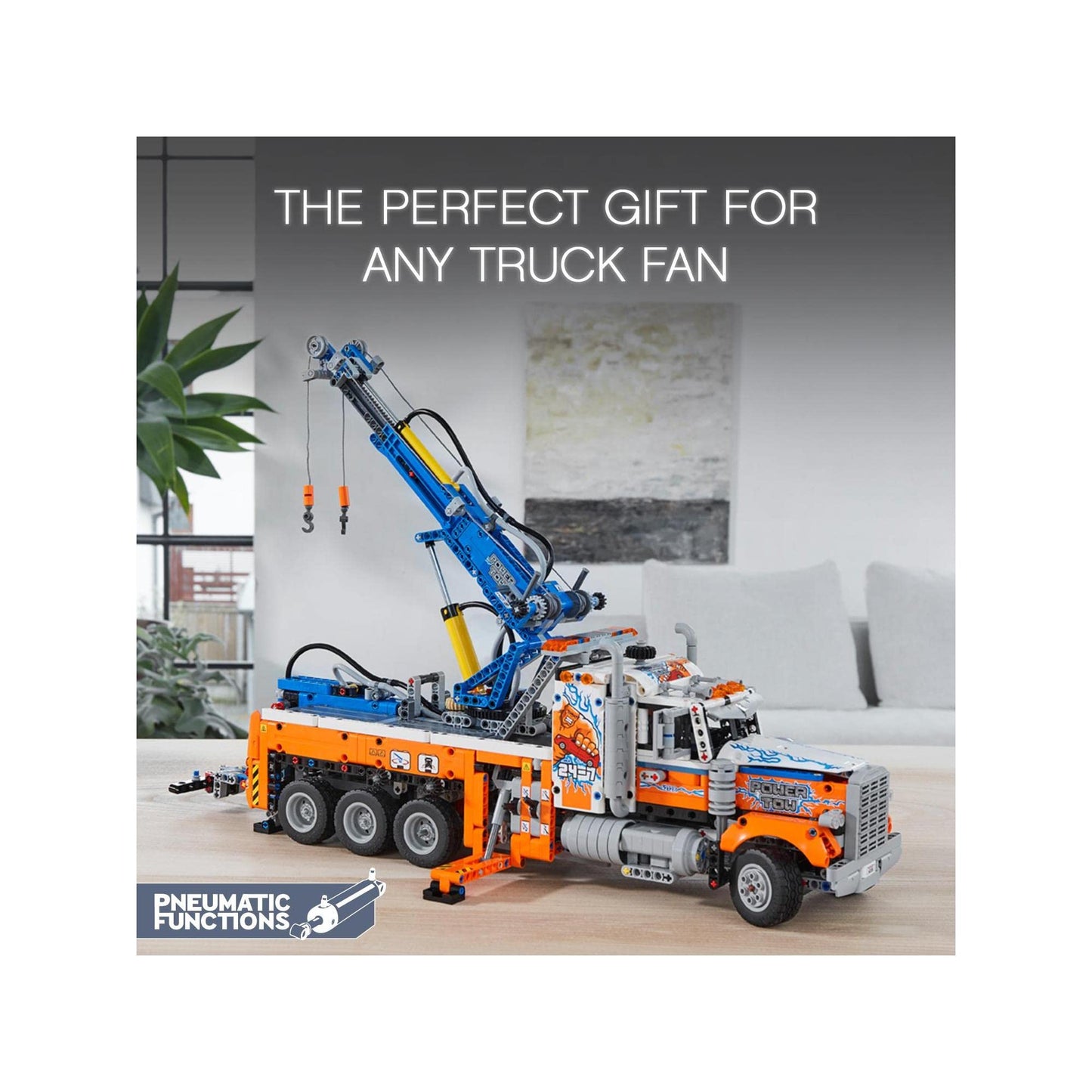 LEGO Technic Heavy-Duty Tow Truck with Crane 42128 Brick Island