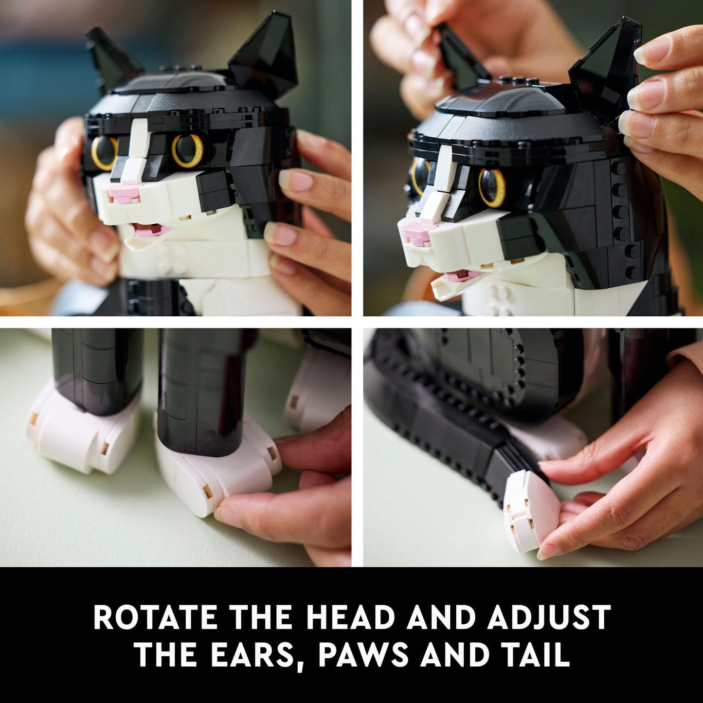 LEGO Ideas Tuxedo Cat 21349 Amazon