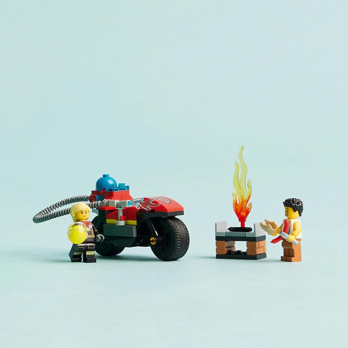 LEGO City Fire Rescue Motorcycle 60410 Brick Island