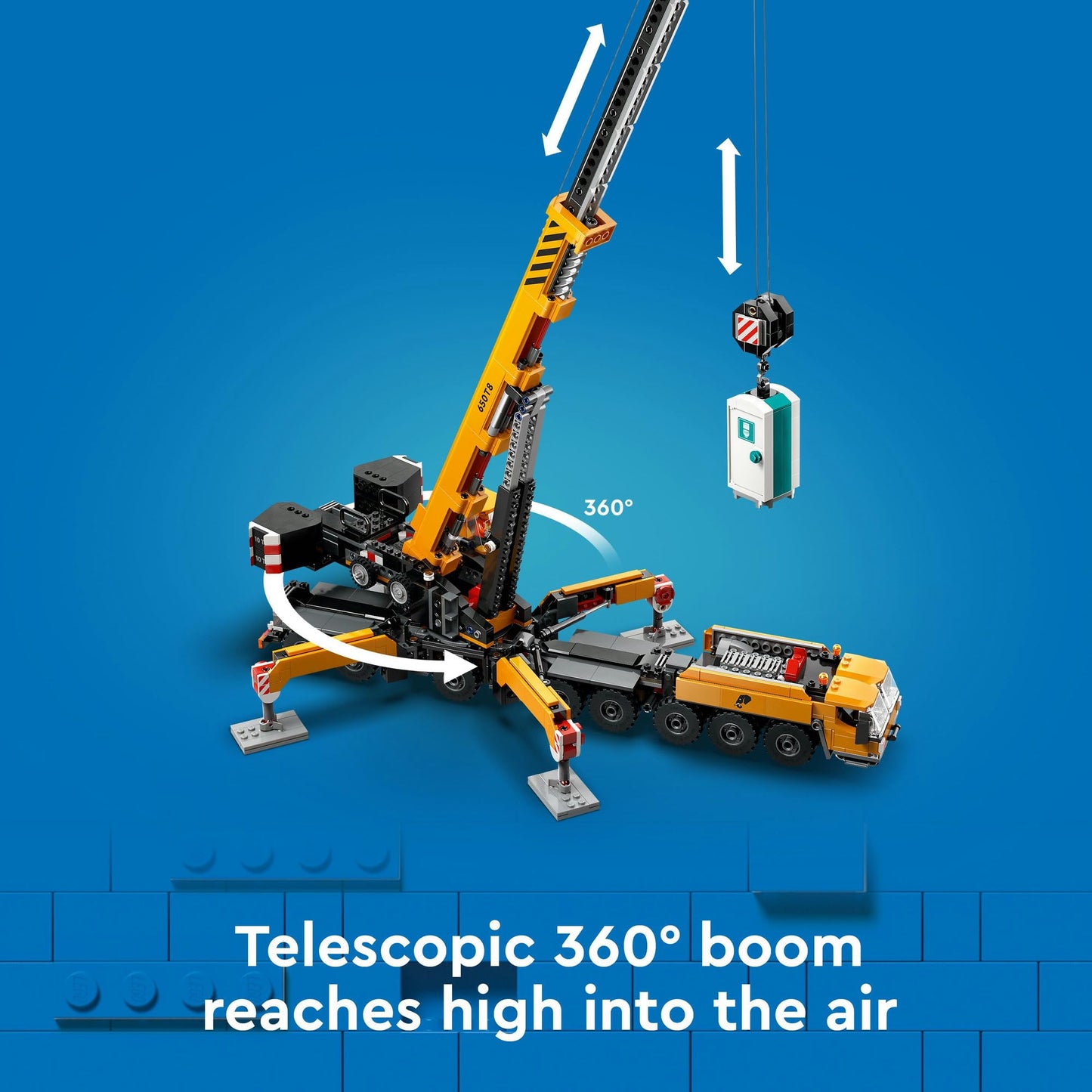 LEGO City Yellow Mobile Construction Crane 60409 Brick Island