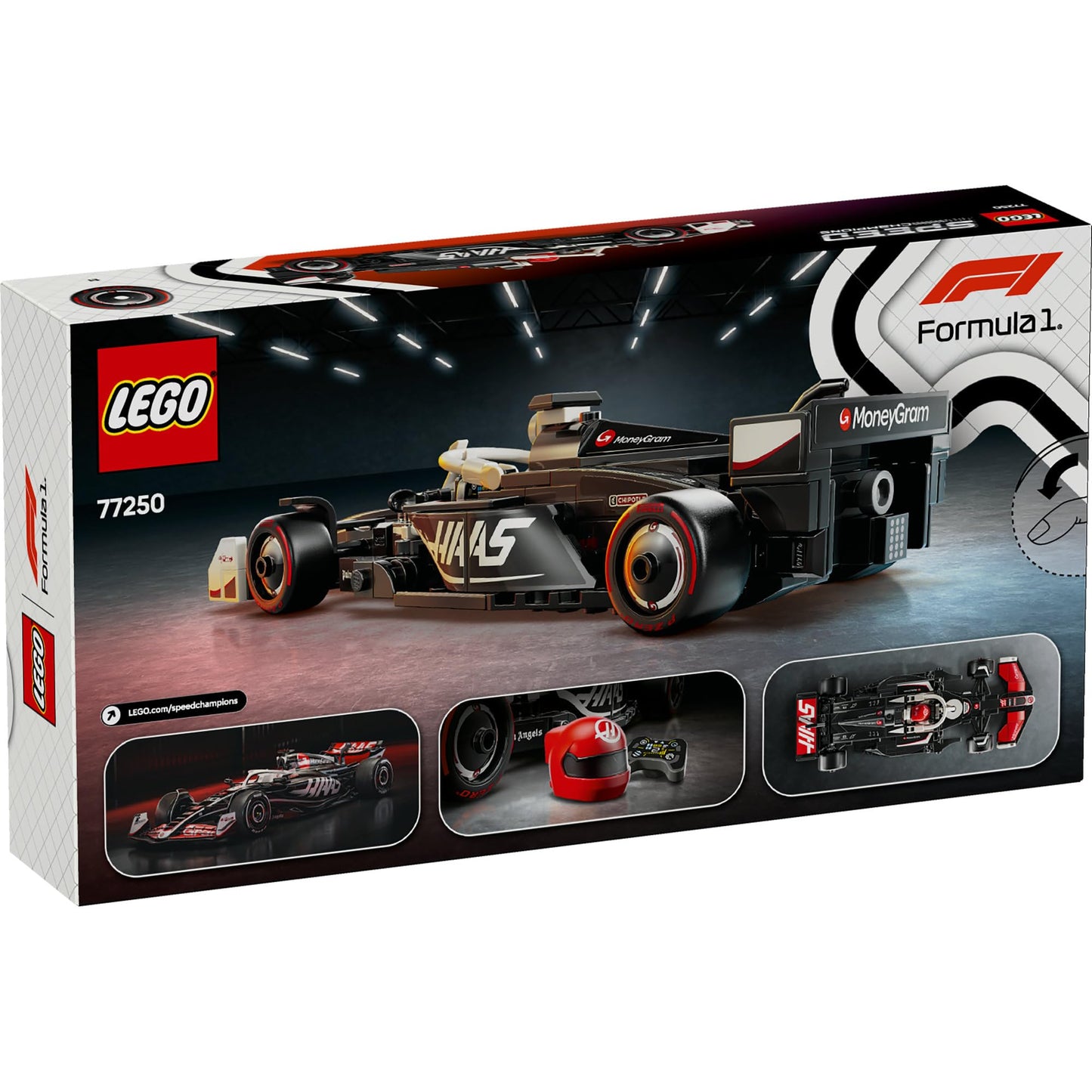 LEGO Speed Champions MoneyGram Haas F1 Team VF-24 Race Car 77250 Brick Island