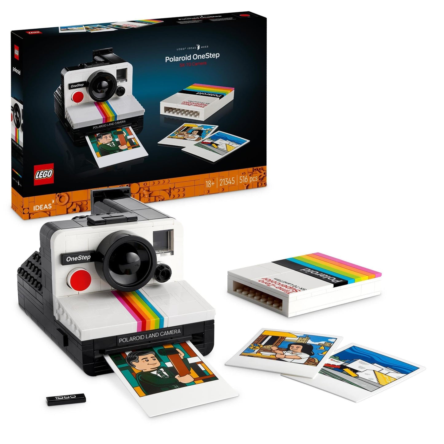 LEGO Ideas Polaroid OneStep SX-70 Camera 21345 Amazon