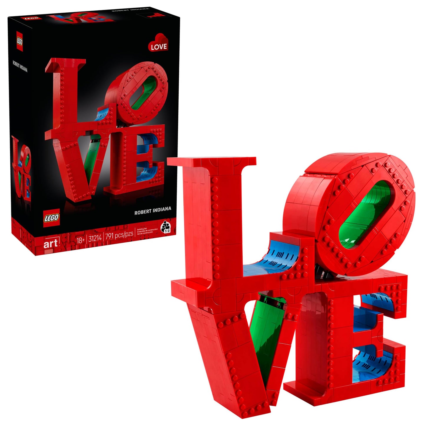 LEGO Art Love 31214 Brick Island