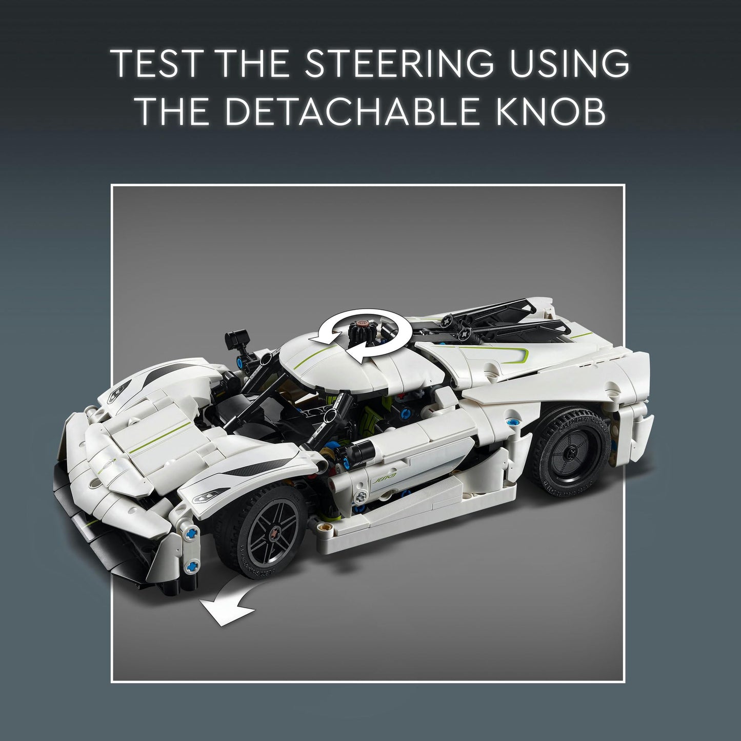 LEGO Technic Koenigsegg Jesko Absolut White Hypercar 42184 Amazon