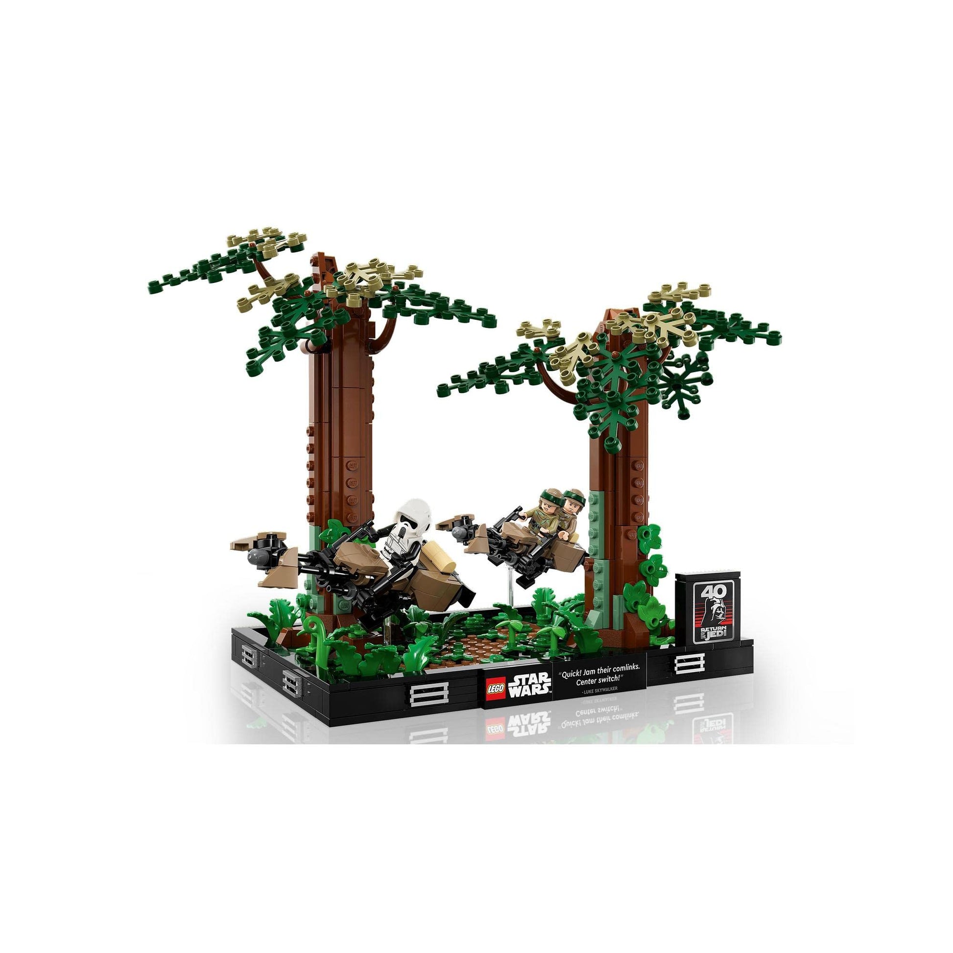 LEGO Star Wars Endor Speeder Chase Diorama 75353 Brick Island