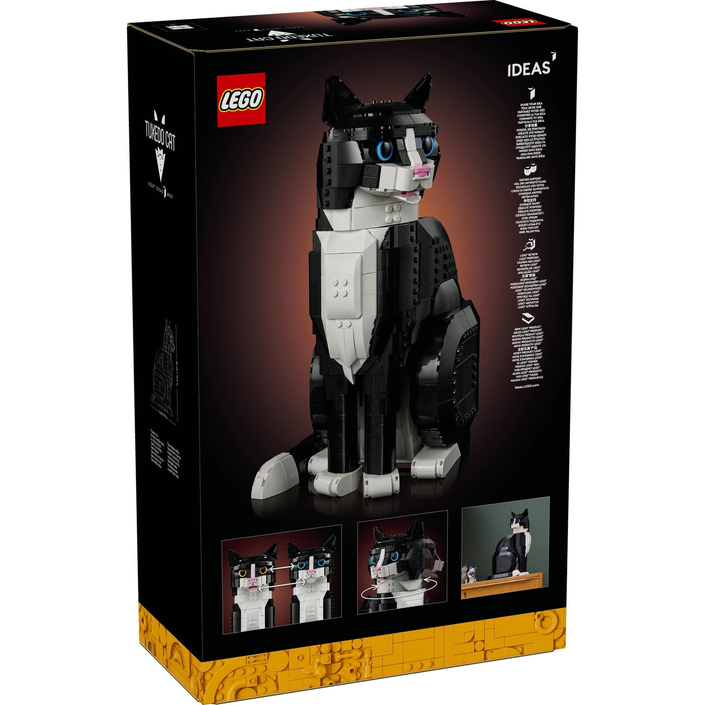 LEGO Ideas Tuxedo Cat 21349 Brick Island