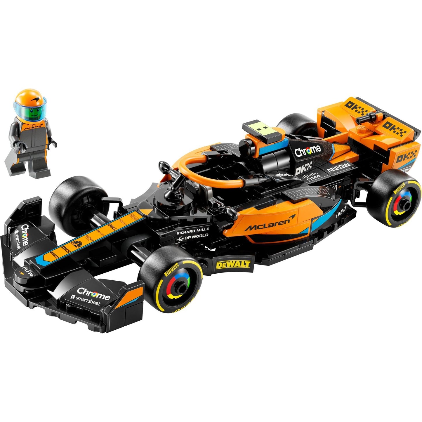 LEGO Speed Champions 2023 McLaren Formula 1 Race Car 76919 Brick Island