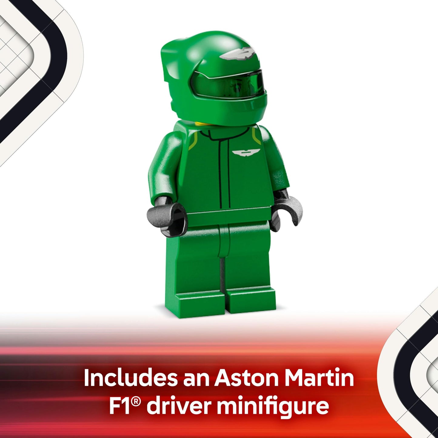 LEGO Speed Champions Aston Martin Aramco F1 AMR24 Race Car 77245 Brick Island