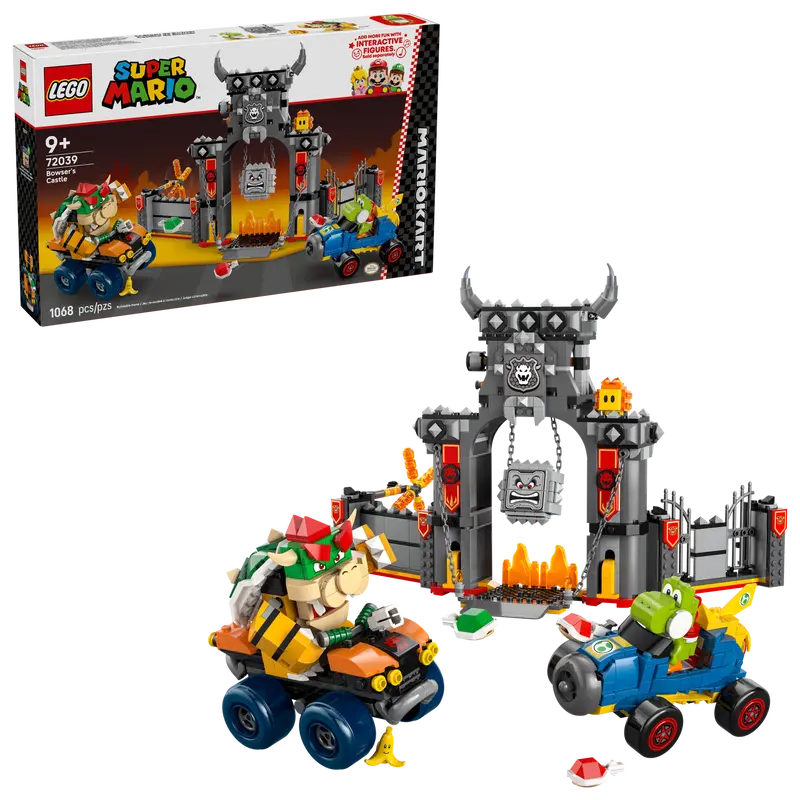 LEGO Super Mario 72039 Mario Kart – Bowser's Castle with packaging