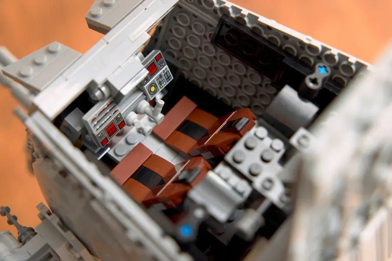 LEGO Star Wars AT-ST Walker 75417 has a detailed cockpit