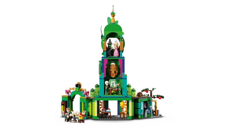 LEGO® Wicked 75684 Welcome to Emerald City the Tower has 3 stories packed with features