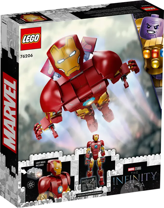 LEGO 76206 Marvel Iron Man Figure Brick Island