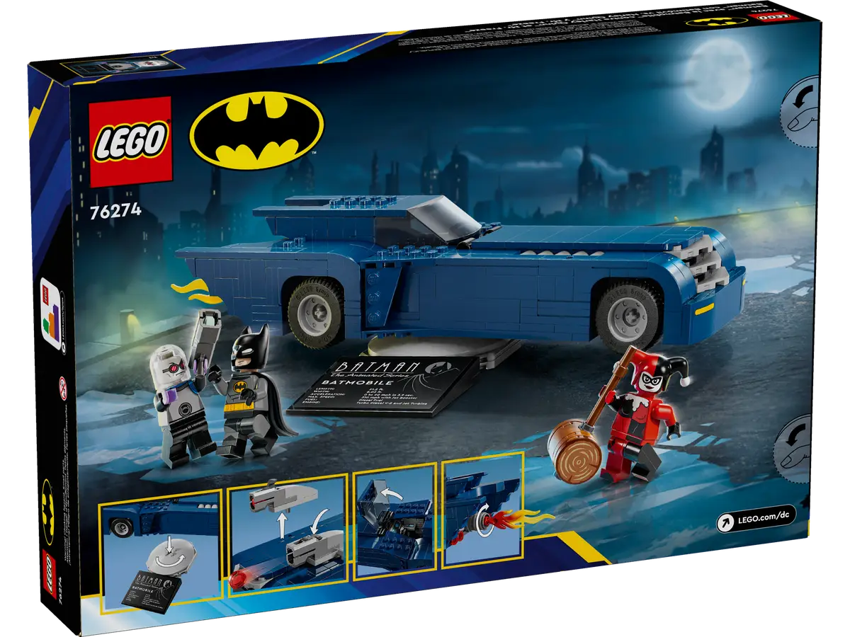 LEGO Batman with the Batmobile vs. Harley Quinn and Mr. Freeze 76274
