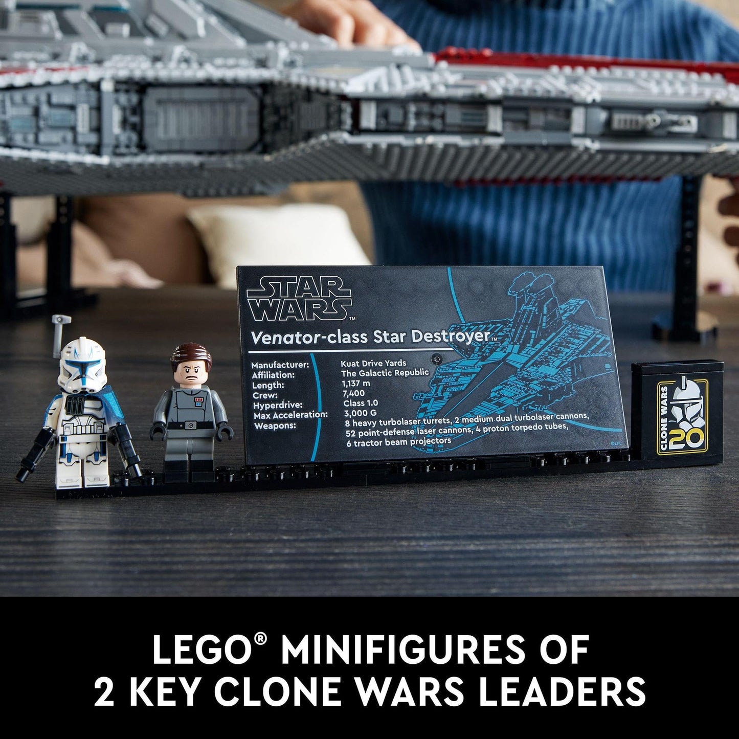 LEGO Star Wars Venator-Class Republic Attack Cruiser 75367 Brick Island