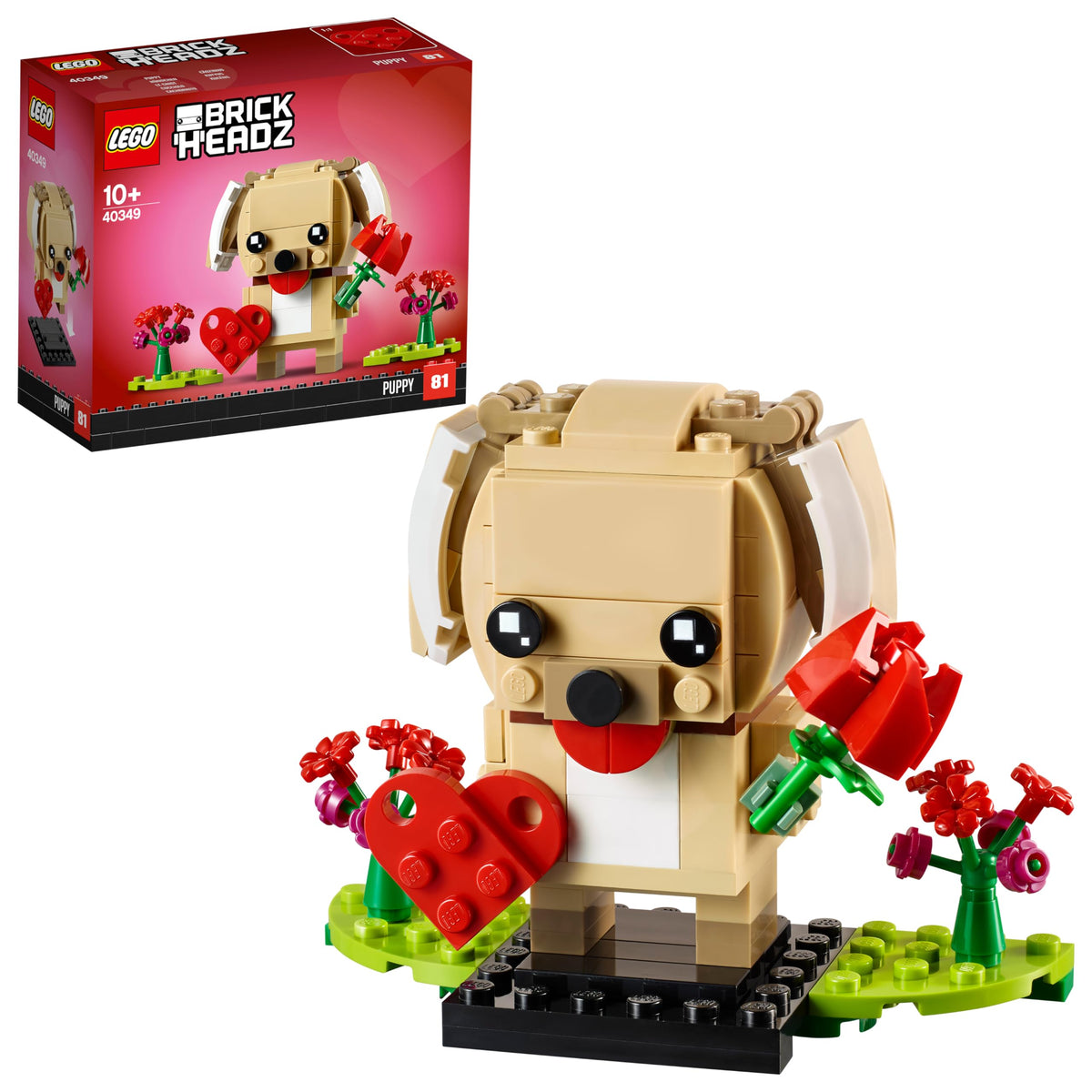 LEGO BrickHeadz Valentine's Puppy 40349