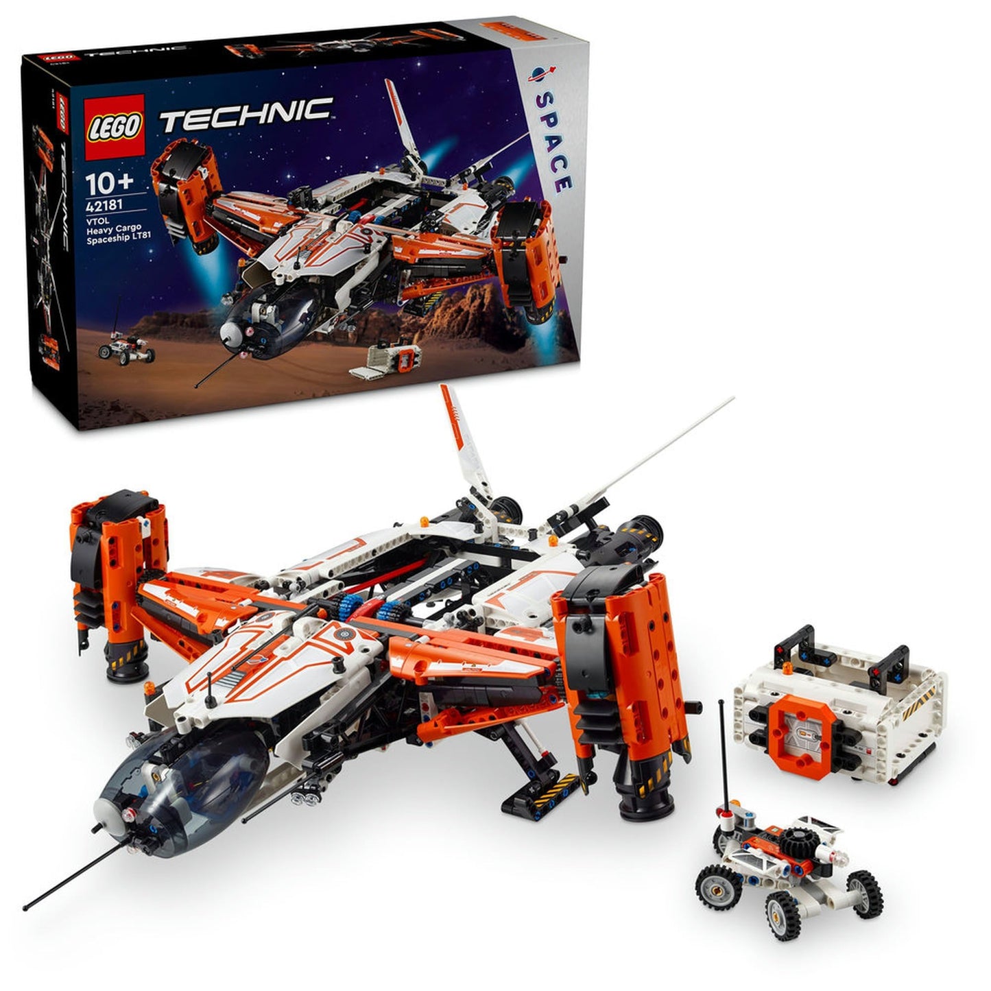 LEGO Technic VTOL Heavy Cargo Spaceship LT81 42181 Brick Island