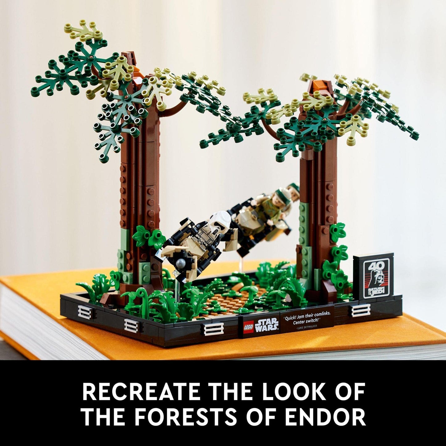 LEGO Star Wars Endor Speeder Chase Diorama 75353 Brick Island