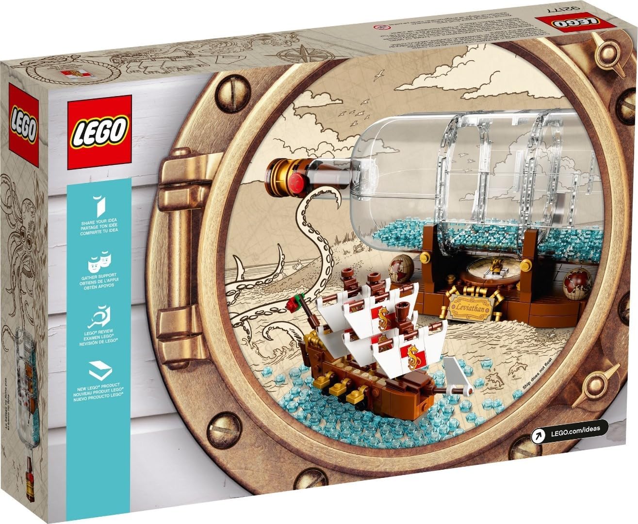 Lego Ideas Ship in a Bottle 92177