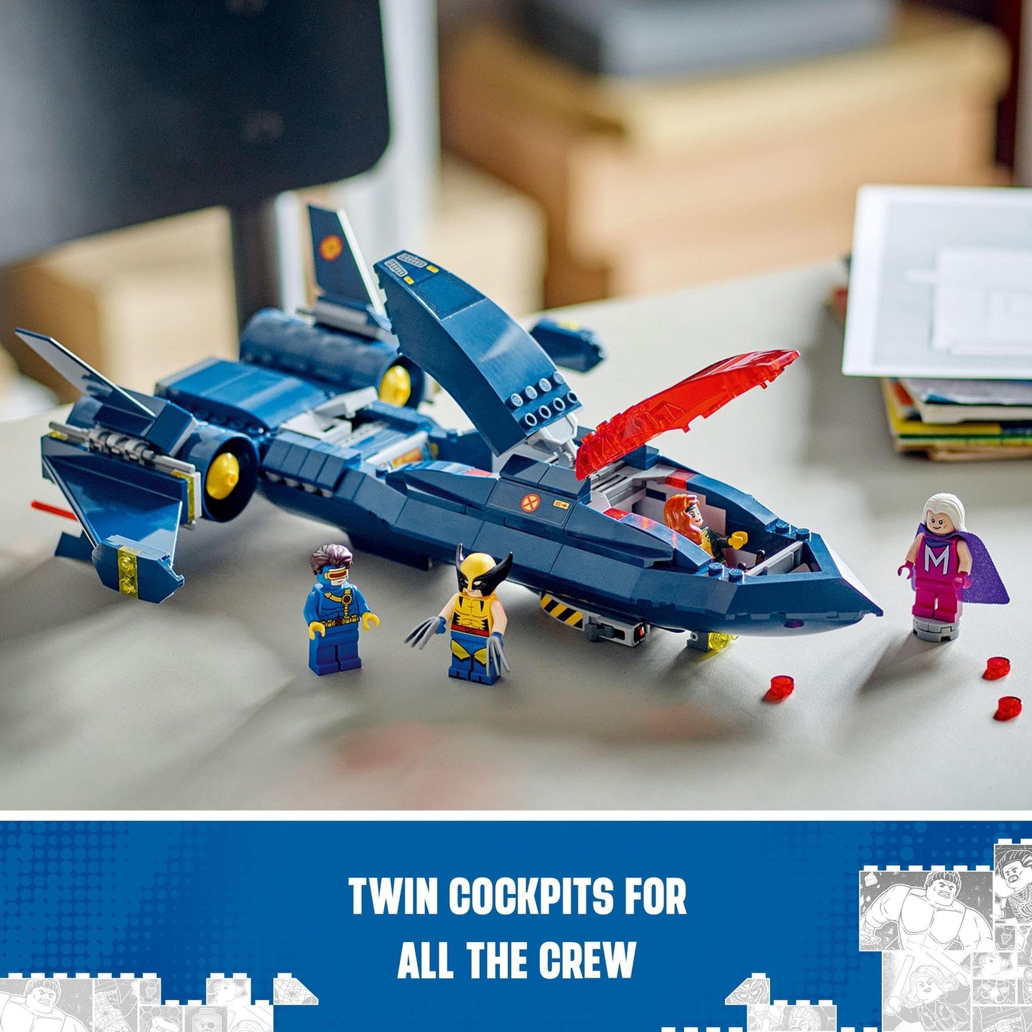 LEGO Super Heroes Marvel X-Men X-Jet 76281 Amazon
