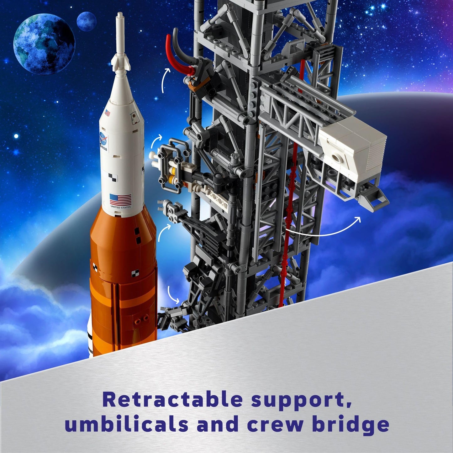 LEGO Icons NASA Artemis Space Launch System, 10341 Brick Island