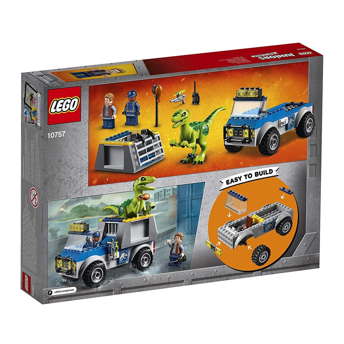LEGO Jurassic World Raptor Rescue Truck 10757
