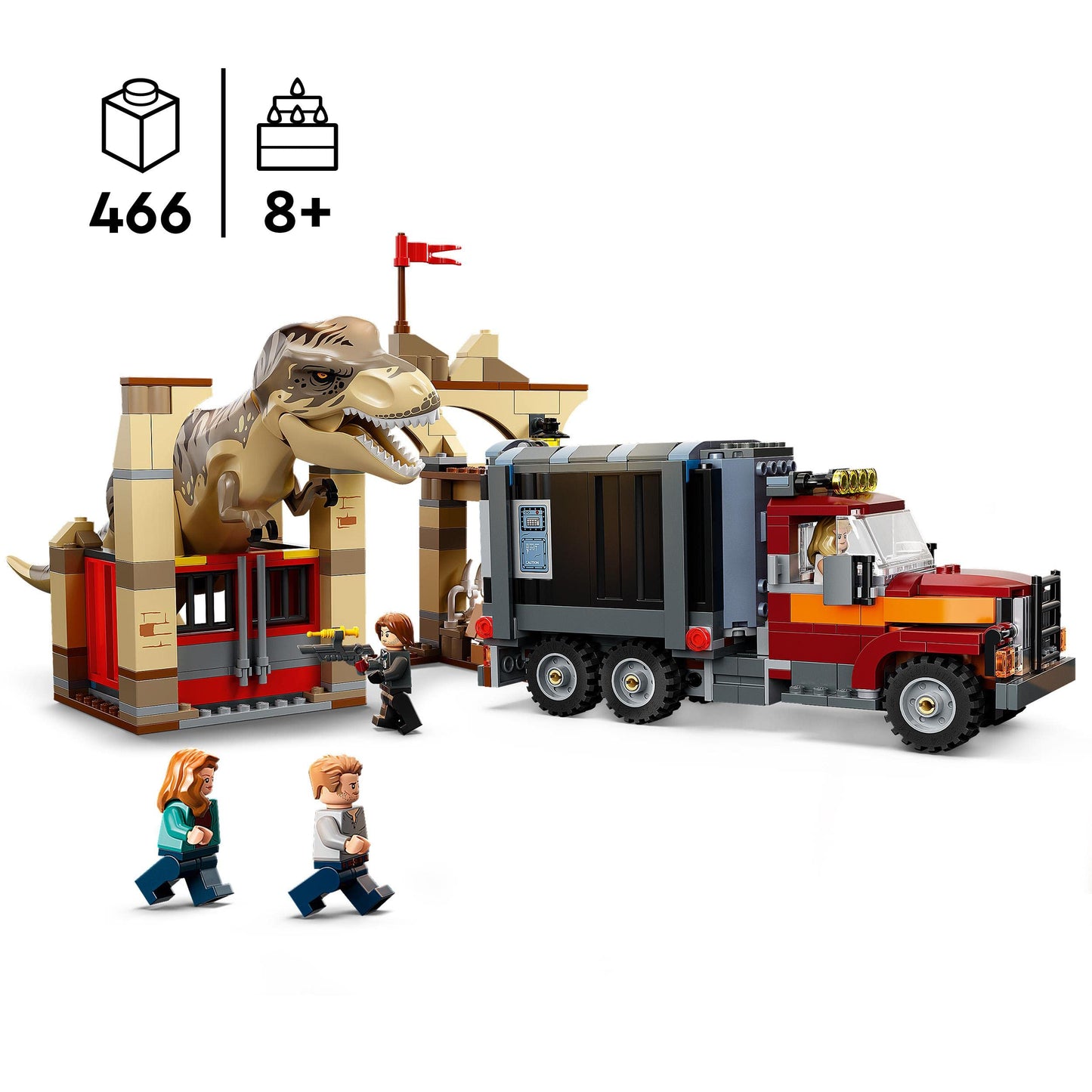 LEGO 76948 Jurassic World T. rex & Atrociraptor Dinosaur Breakout