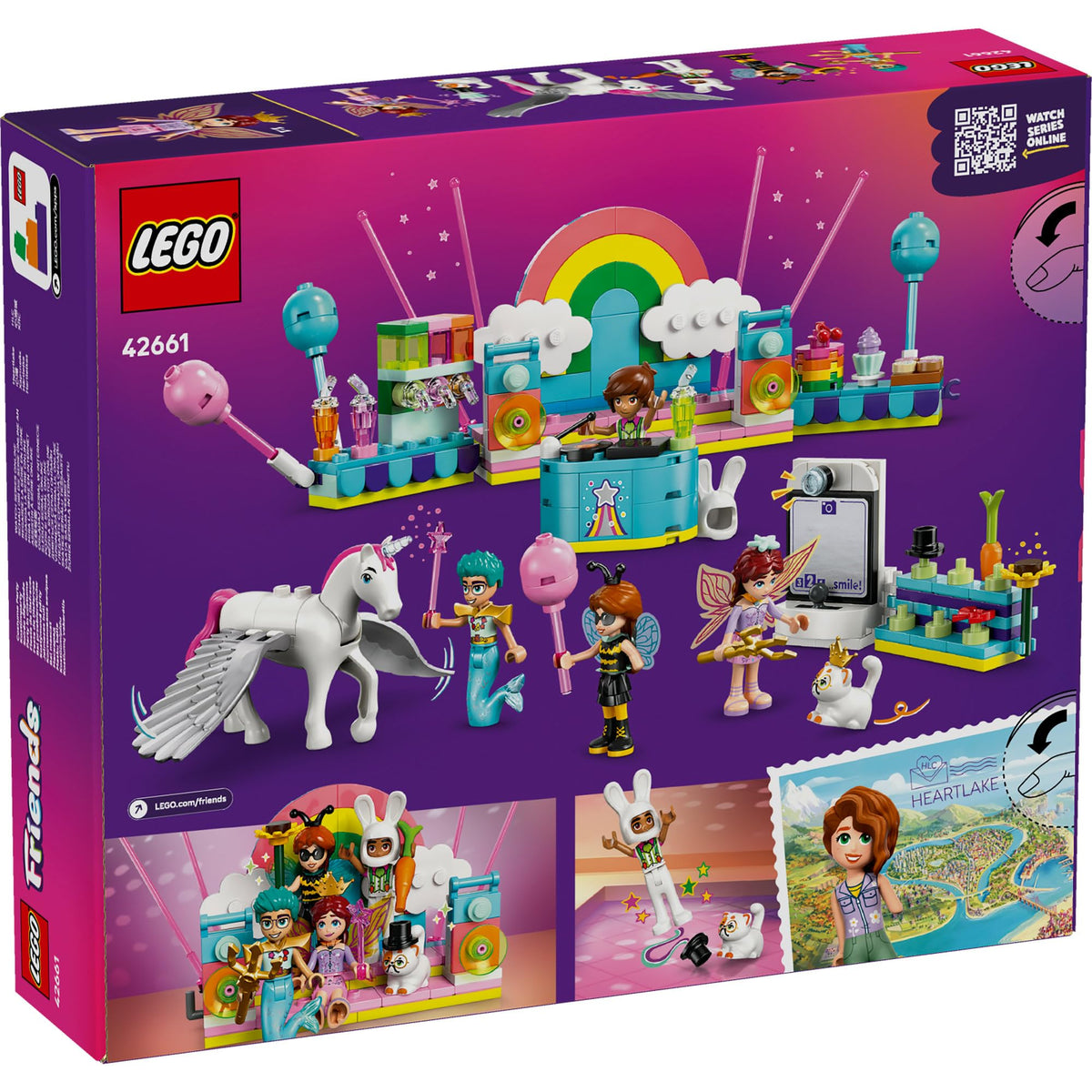 LEGO® Friends Costume Party with Unicorn & Fairy 42661