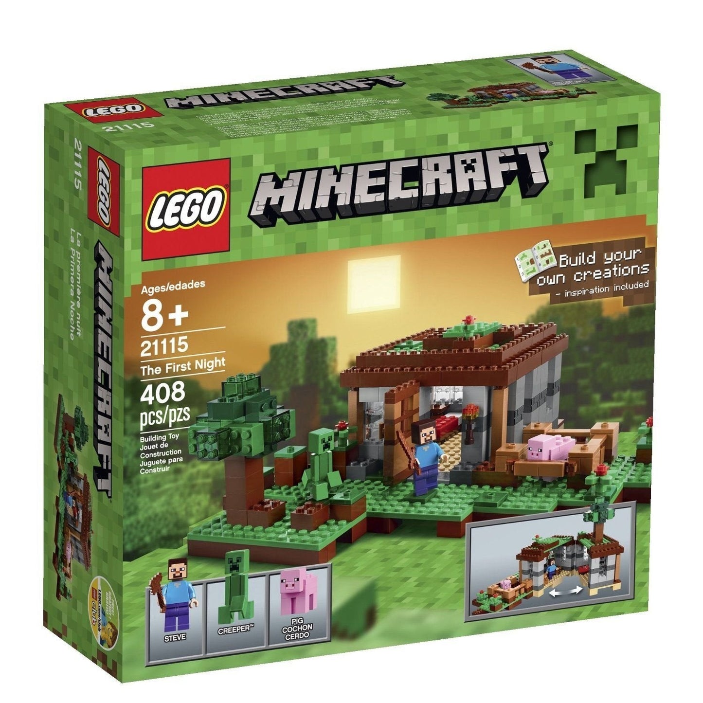 LEGO Minecraft 21115 The First Night Brick Island