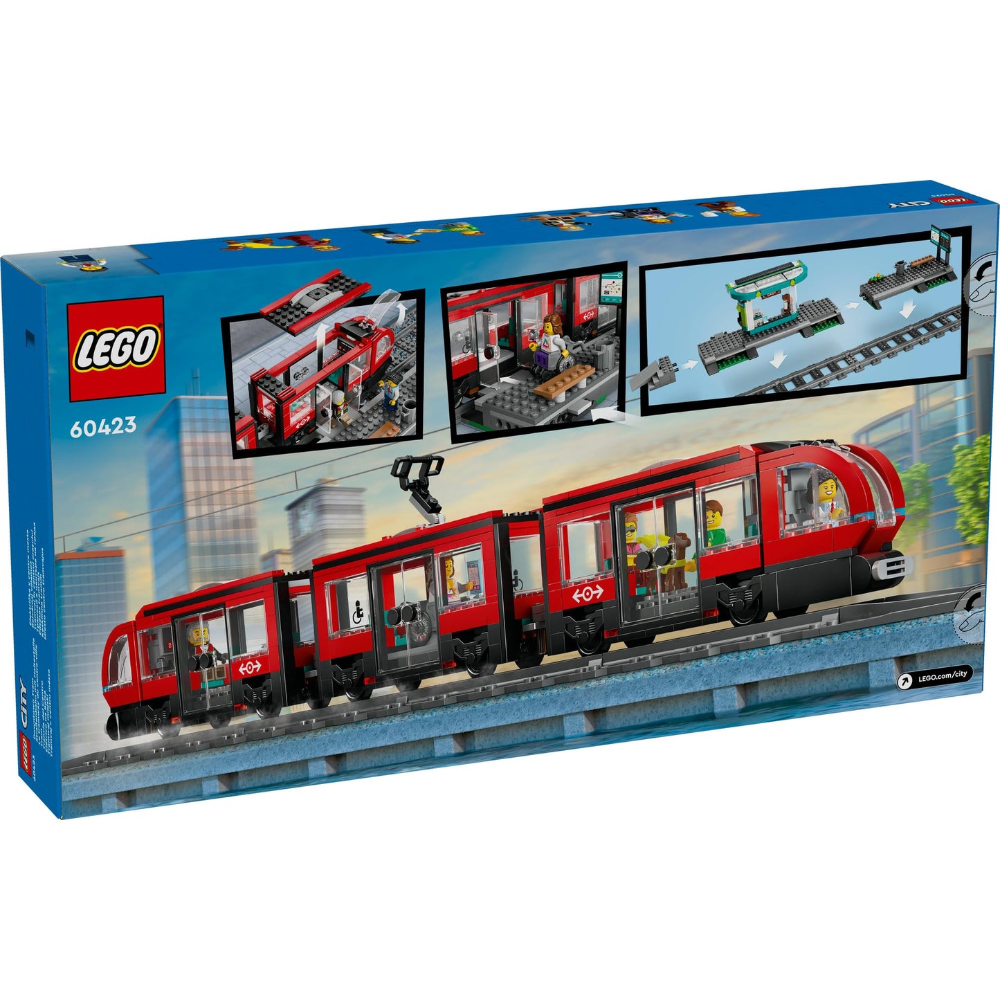 LEGO City Downtown Tram and Station 60423 Amazon