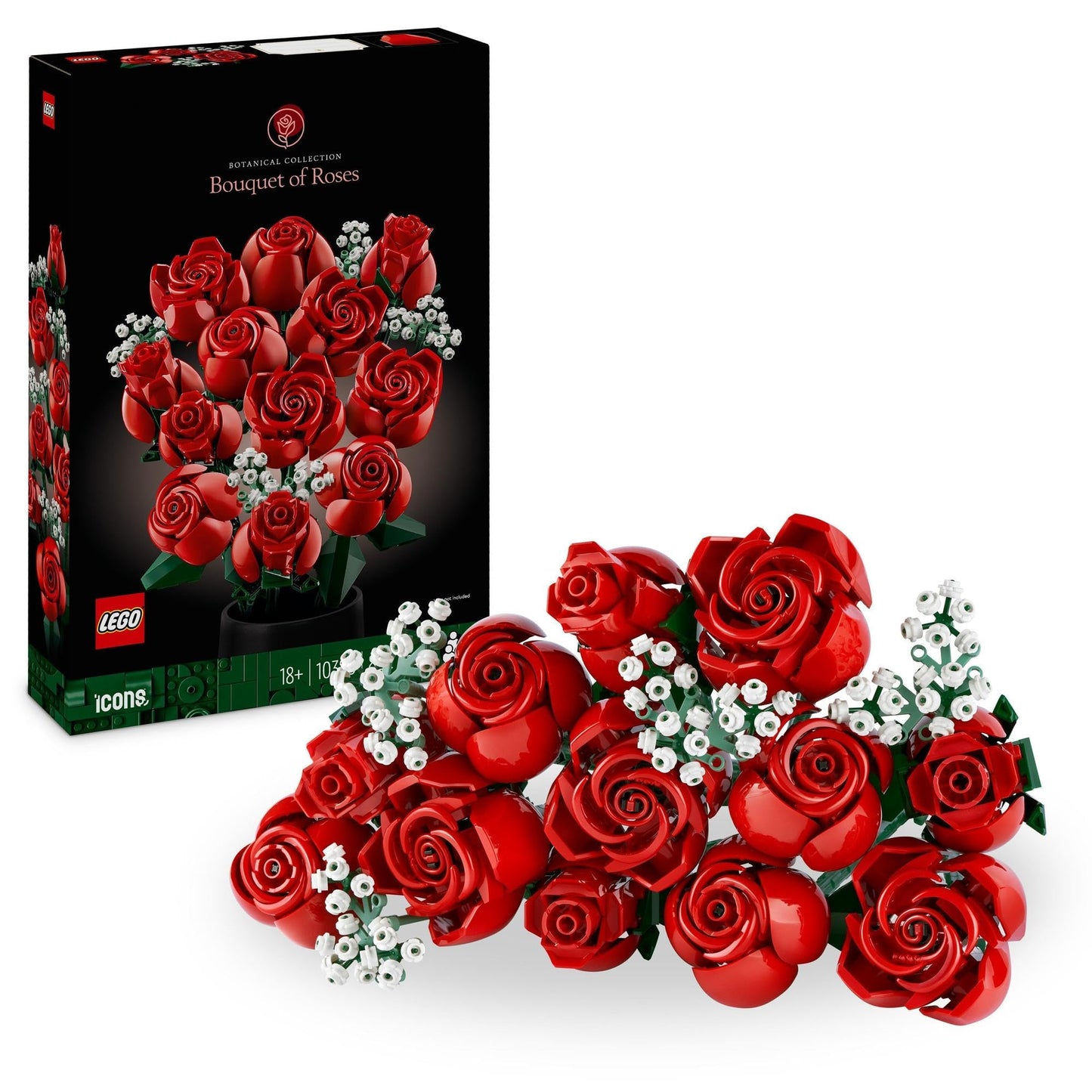 LEGO Icons Bouquet of Roses 10328 Brick Island
