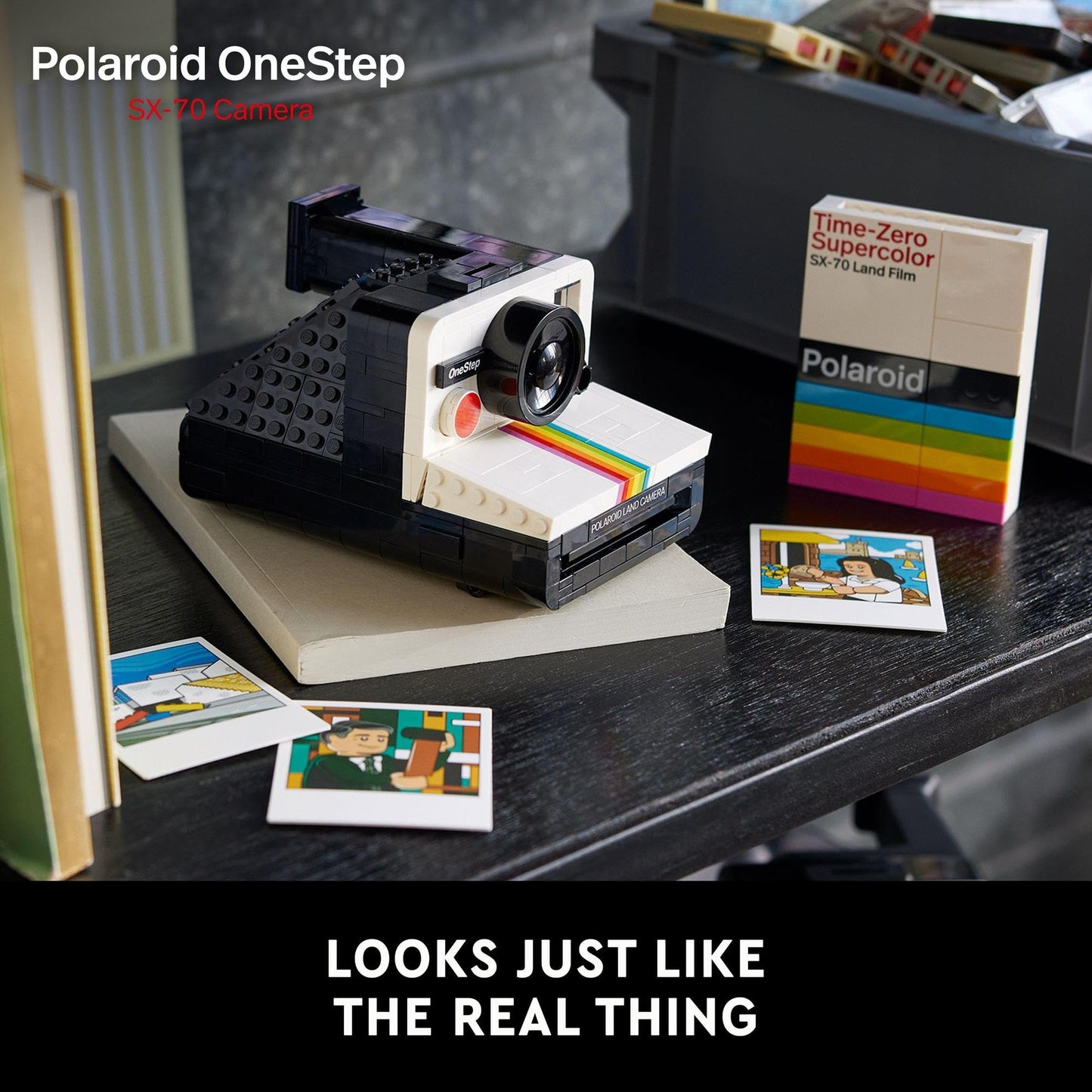 LEGO Ideas Polaroid OneStep SX-70 Camera 21345 Amazon