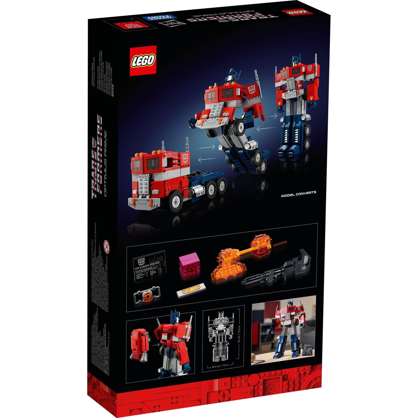 LEGO Icons Optimus Prime 10302 Brick Island