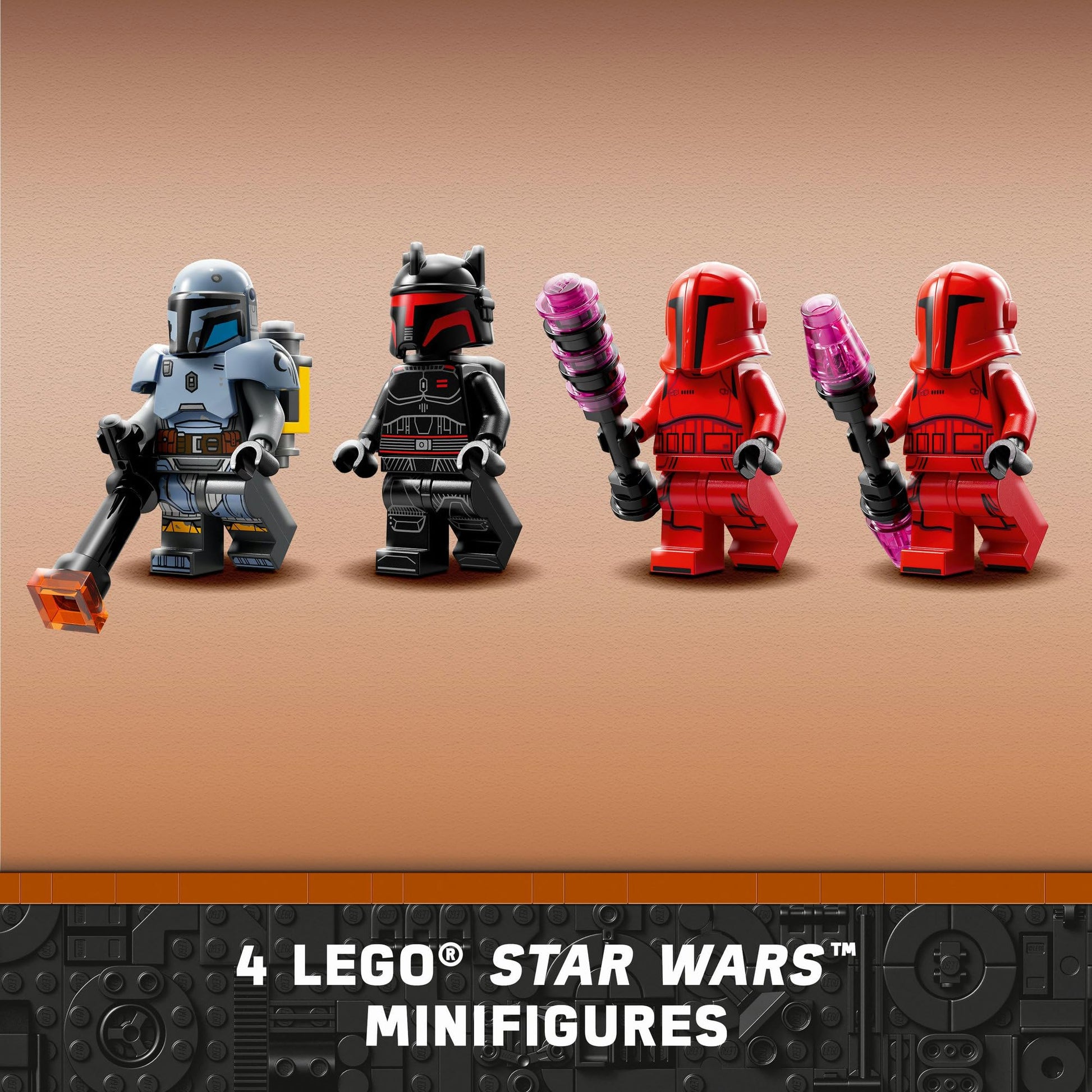 LEGO The Mandalorian Paz Vizsla and Moff Gideon Battle 75386 Brick Island