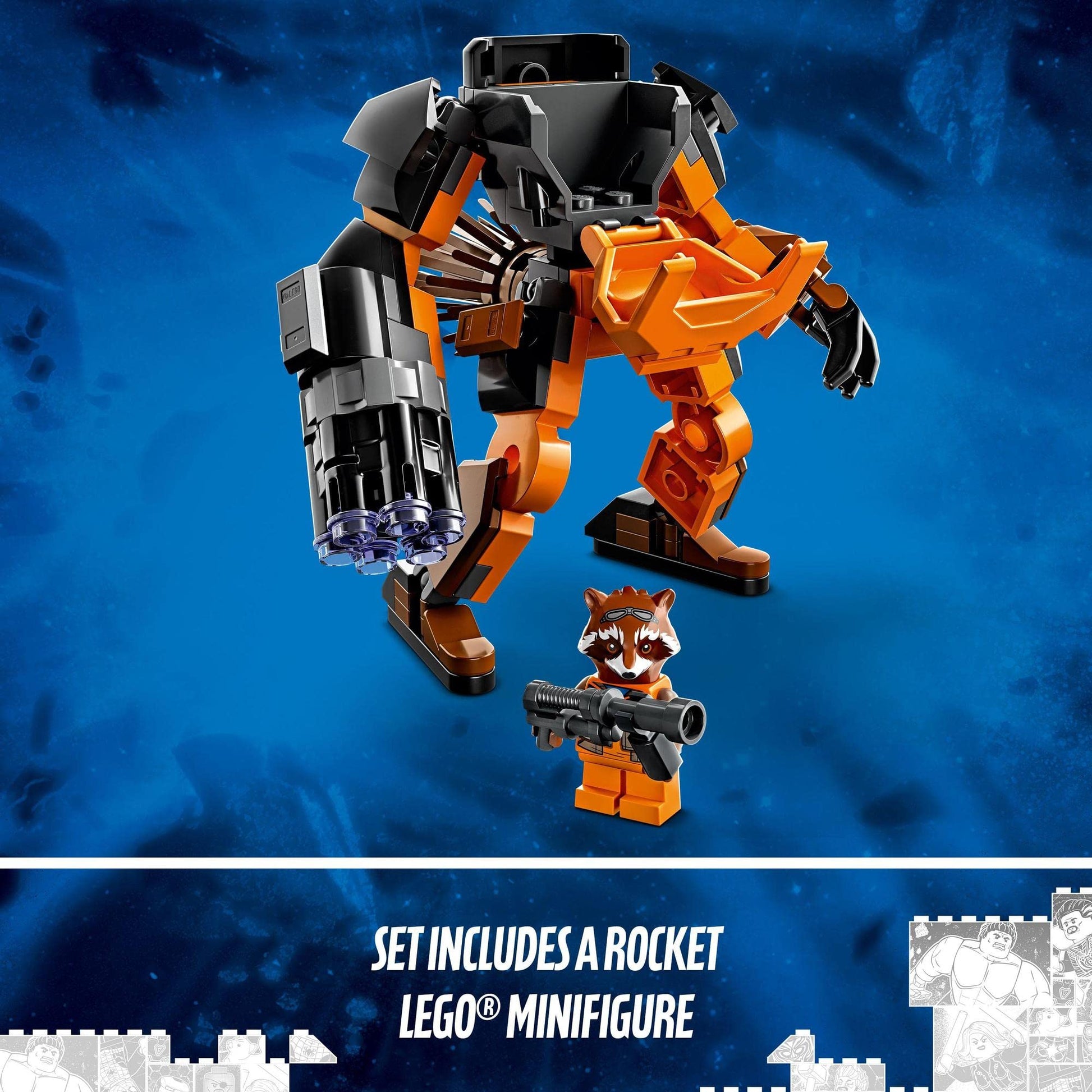 LEGO Super Heroes Marvel Rocket Mech Armour 76243 Brick Island