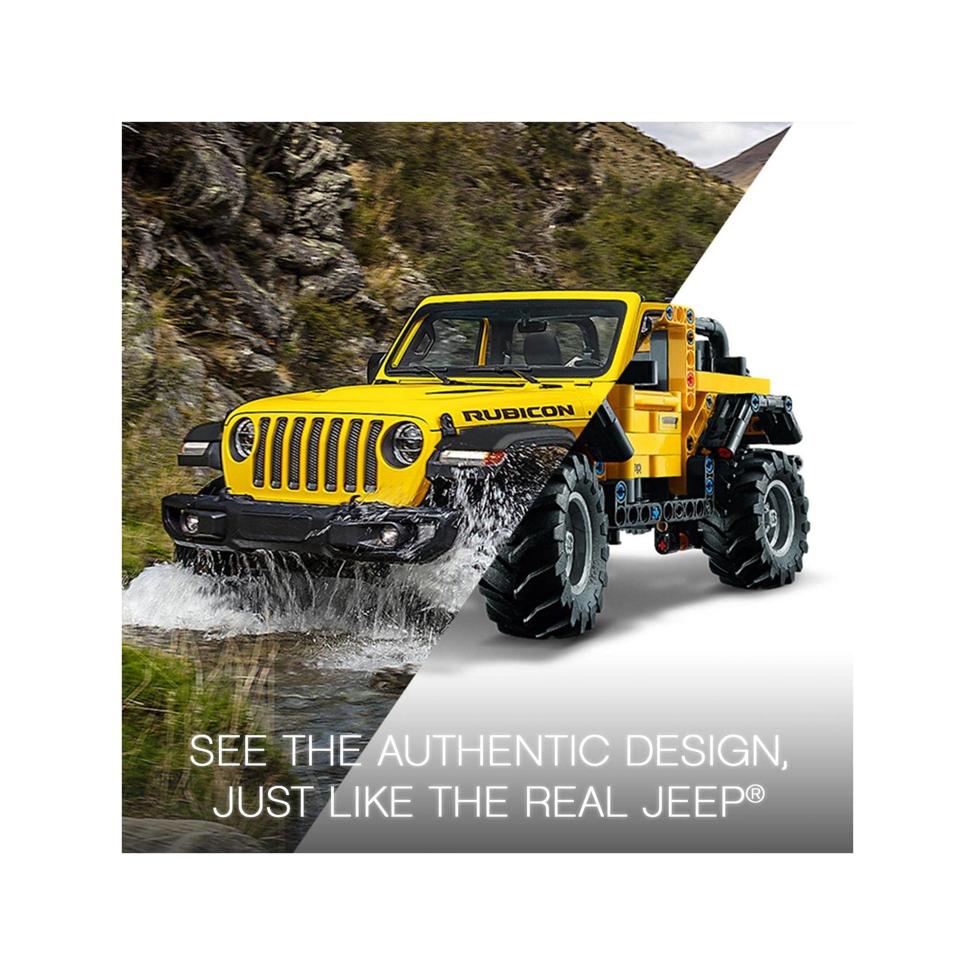 LEGO 42122 Technic Jeep Wrangler 4x4 Brick Island