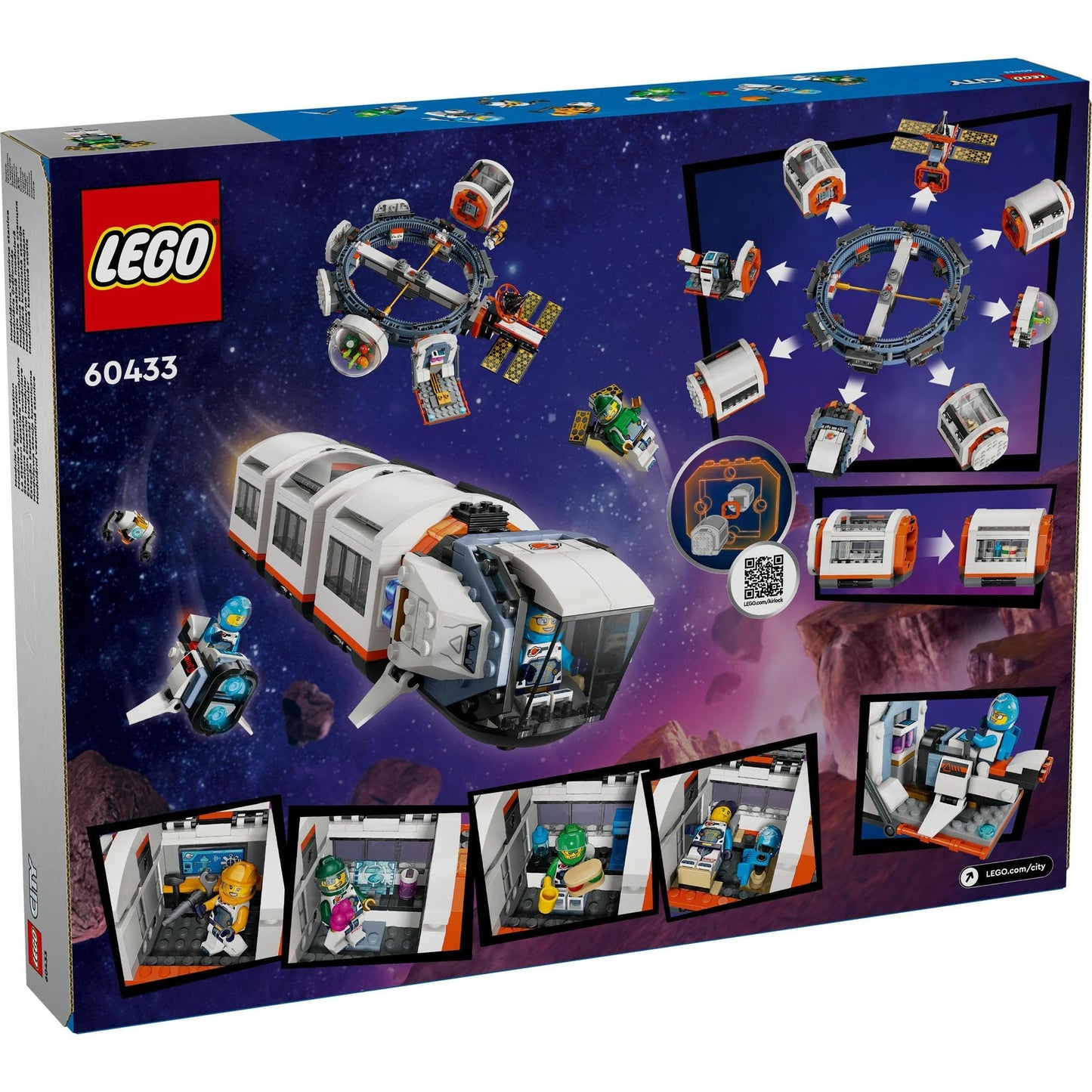 LEGO City Modular Space Station 60433 Brick Island