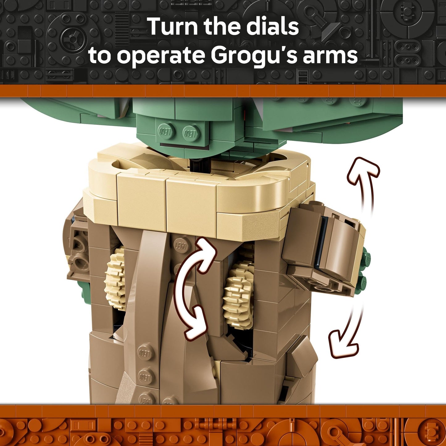 LEGO Star Wars Grogu with Hover Pram 75403