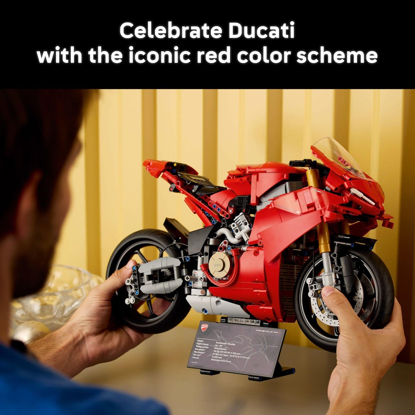 LEGO Technic Ducati Panigale V4 S Motorcycle 42202