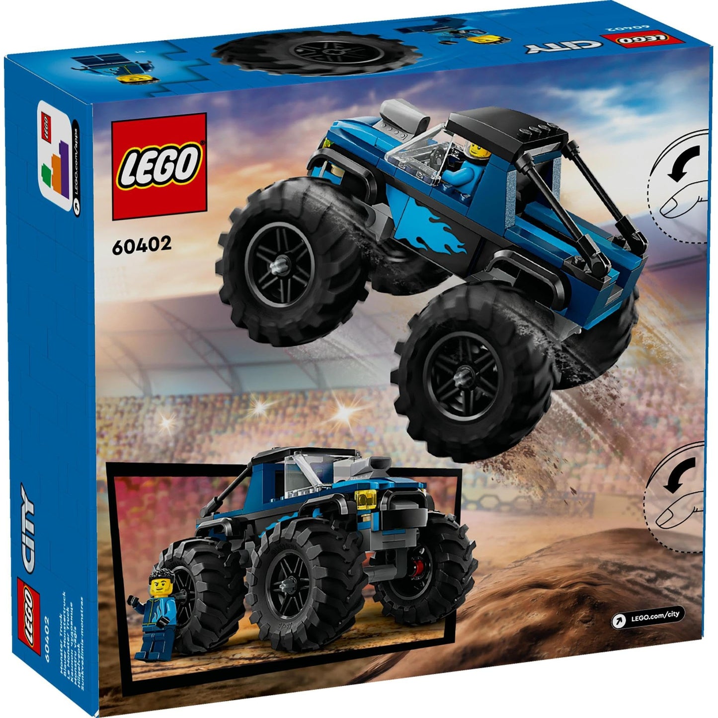LEGO City Blue Monster Truck 60402 Brick Island