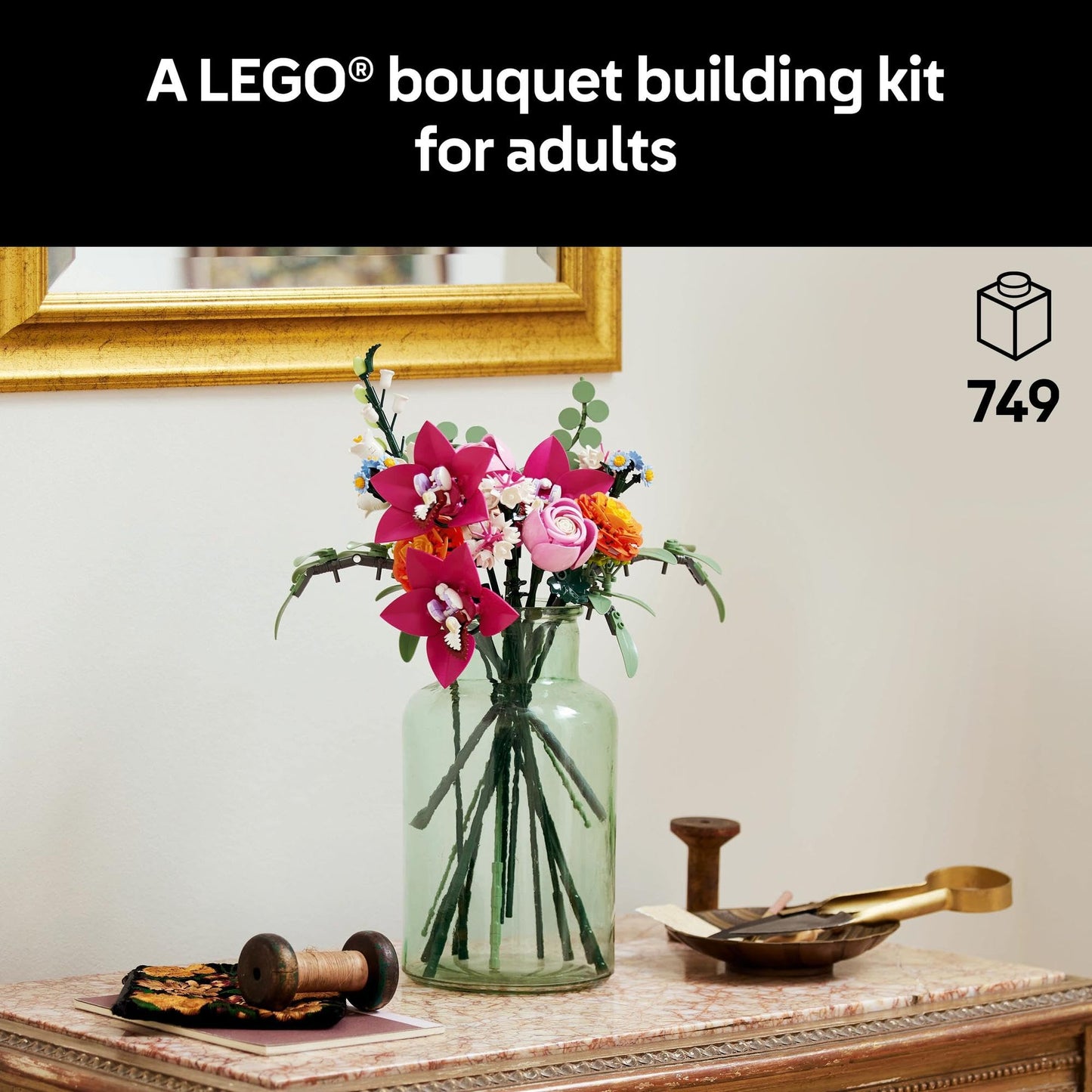 LEGO Botanicals Pretty Pink Flower Bouquet 10342
