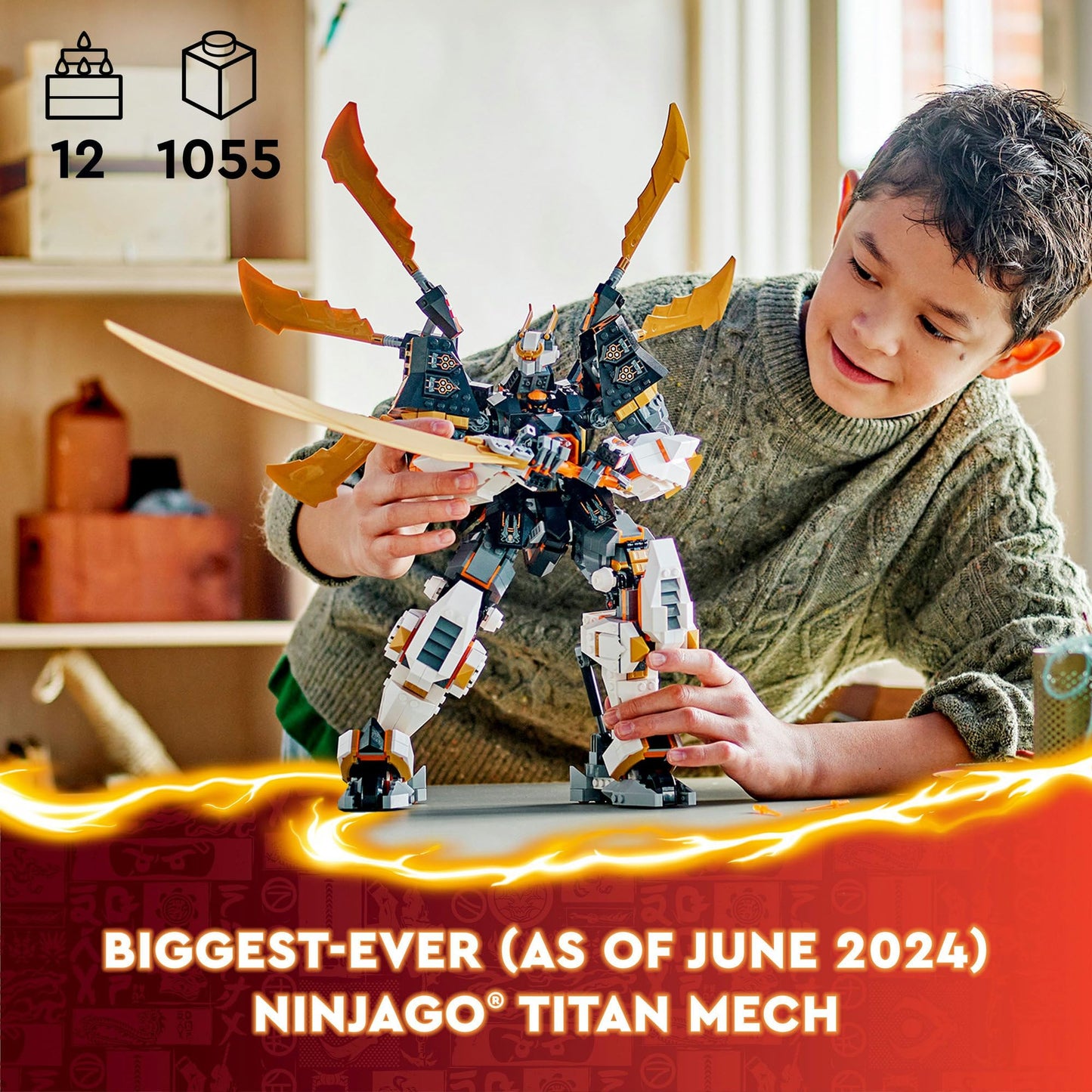 LEGO NINJAGO Cole’s Titan Dragon Mech 71821 Brick Island