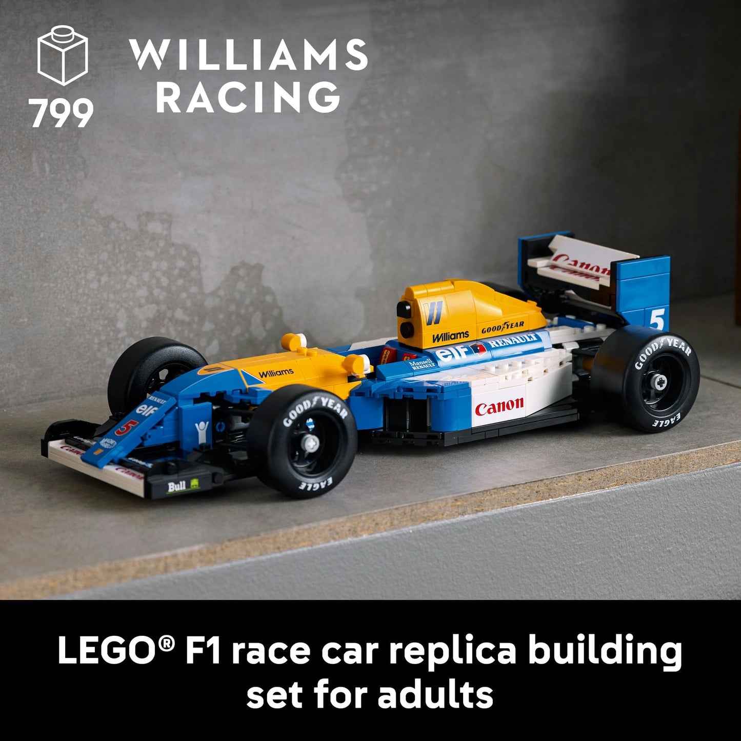 LEGO Icons Williams Racing FW14B & Nigel Mansell F1 10353 Brick Island
