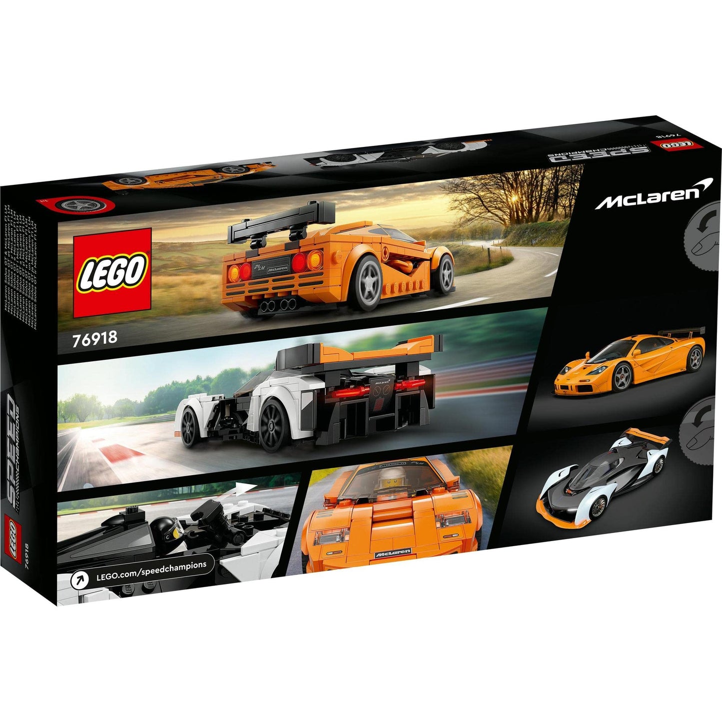 LEGO Speed Champions McLaren Solus GT & McLaren F1 LM 76918 Brick Island
