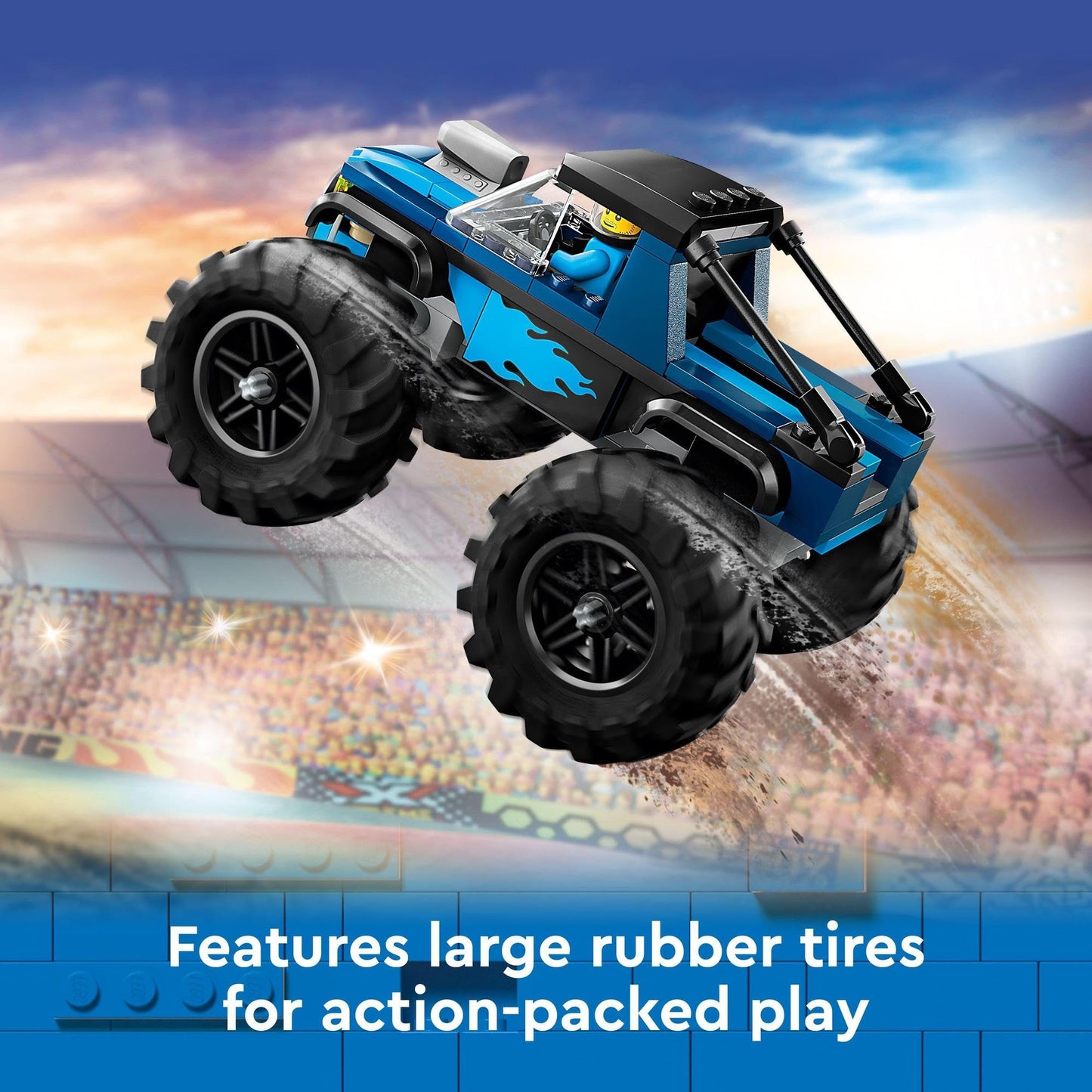 LEGO City Blue Monster Truck 60402 Brick Island