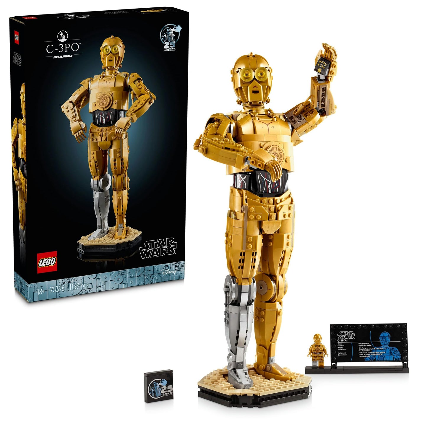 LEGO Star Wars C-3PO 75398 Amazon