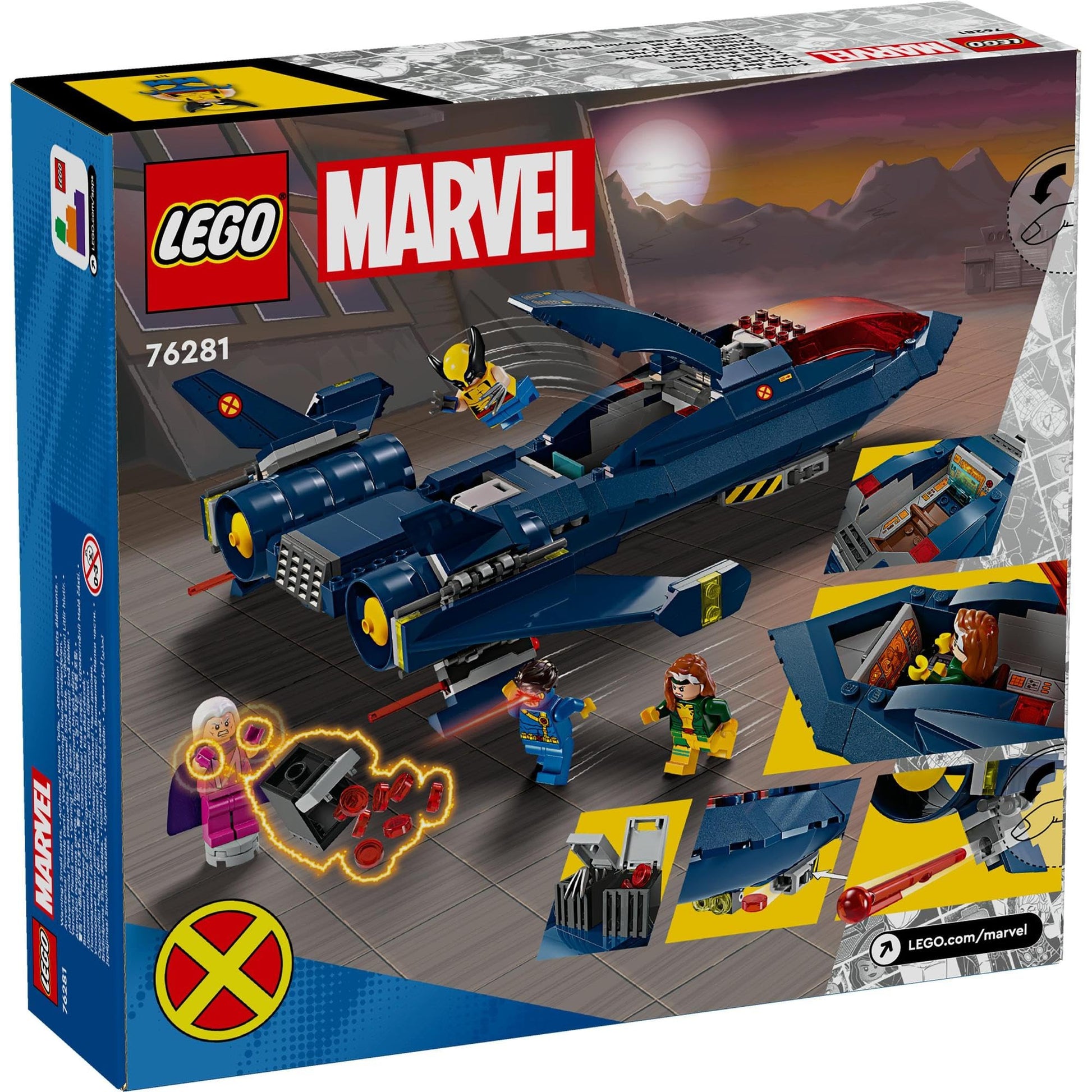LEGO Super Heroes Marvel X-Men X-Jet 76281 Amazon