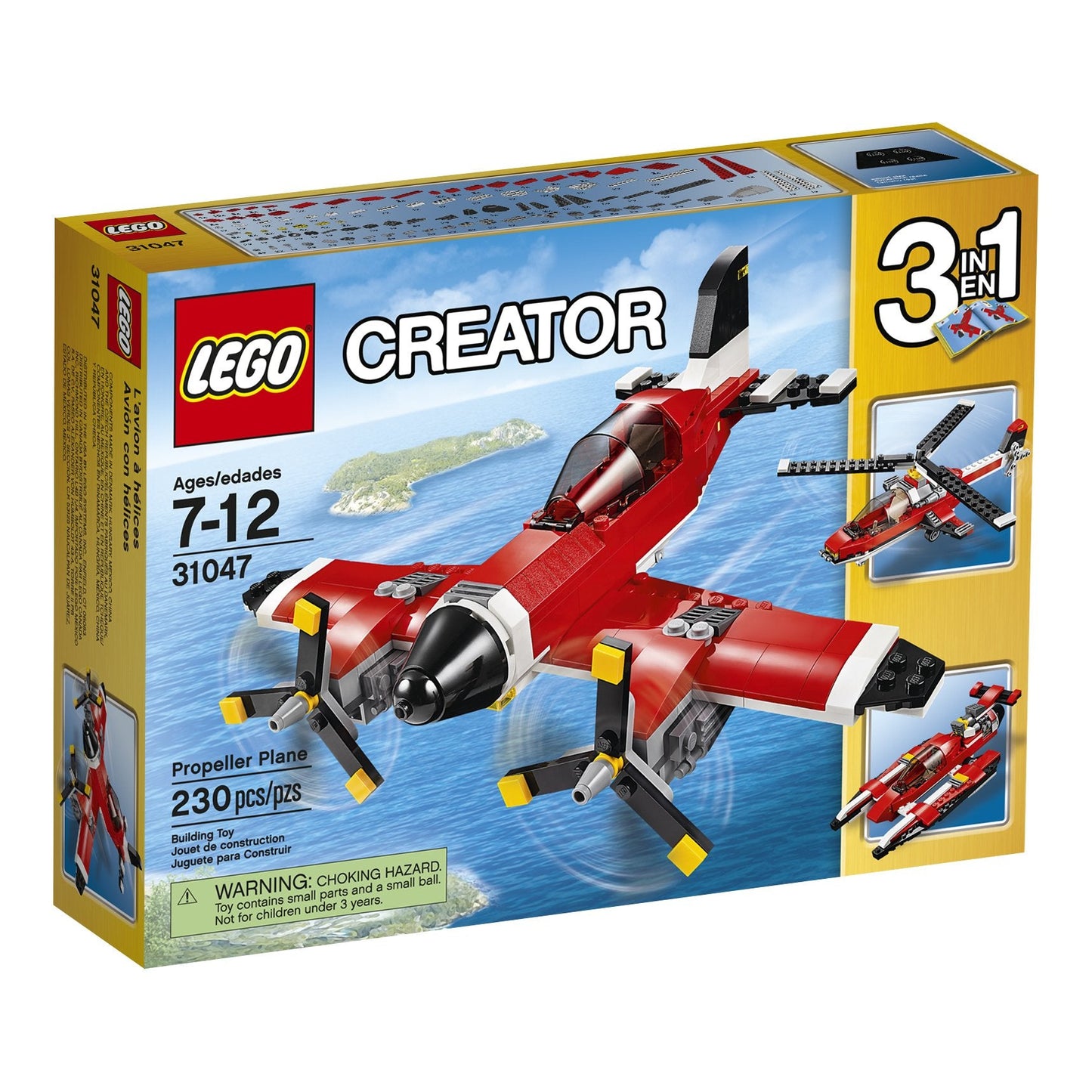 LEGO Creator Propeller Plane 31047 Brick Island